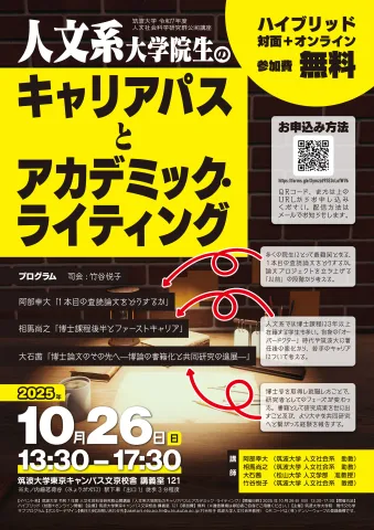 「人文系大学院生のキャリアパスとアカデミック・ライティング」